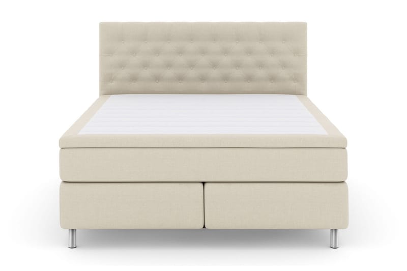 Select No 4 Kontinentalsäng 180x200 Fast/Medium - Beige/Metall - Products - Möbler - Säng - Kontinentalsäng