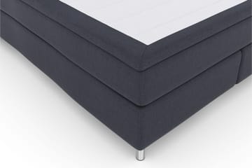 Select No 4 Kontinentalsäng 180x200 Fast/Medium - Blå/Metall - Products - Möbler - Säng - Kontinentalsäng