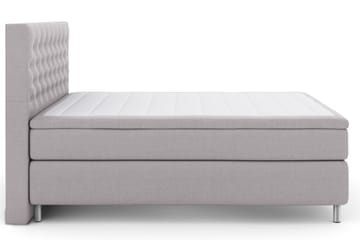 Select No 4 Kontinentalsäng 180x200 Fast/Medium - Ljusgrå/Metall - Products - Möbler - Säng - Kontinentalsäng