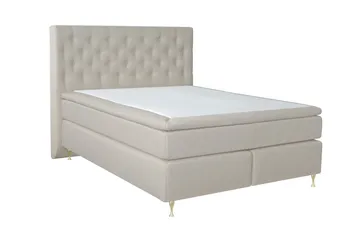 Select No 4 Kontinentalsäng 210x210 Fast - Beige/Guld - Products - Möbler - Säng - Kontinentalsäng