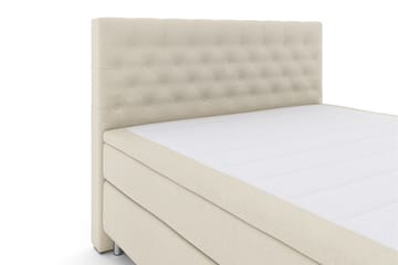 Select No 4 Kontinentalsäng 210x210 Fast - Beige/Metall - Products - Möbler - Säng - Kontinentalsäng