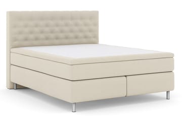 Select No 4 Kontinentalsäng 210x210 Fast/Medium - Beige/Metall - Products - Möbler - Säng - Kontinentalsäng