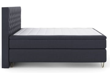 Select No 4 Kontinentalsäng 210x210 Fast/Medium - Blå/Metall V-Form - Products - Möbler - Säng - Kontinentalsäng