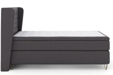 Select No 5 Komplett Sängpaket 120x200 Fast Latex - Mörkgrå/Metall V-form - Products - Möbler - Säng - Enkelsäng