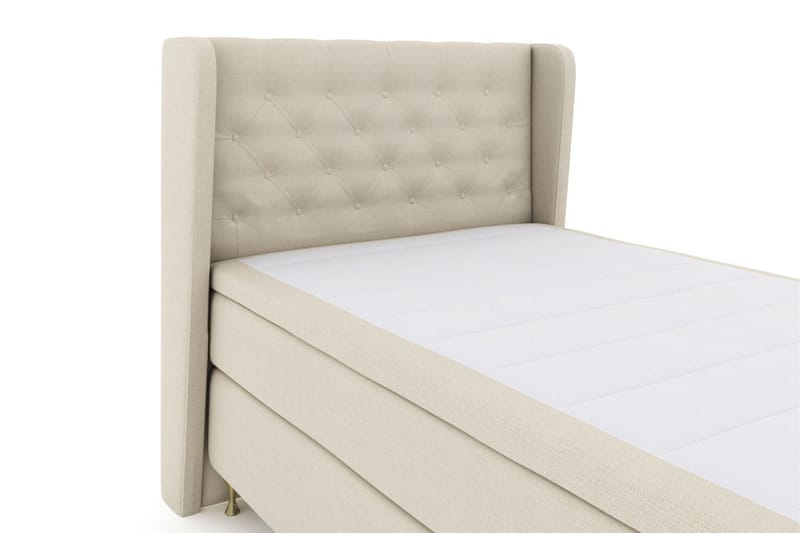 Select No 5 Komplett Sängpaket 120x200 Fast Watergel - Beige/Guld - Products - Möbler - Säng - Enkelsäng