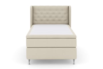 Select No 5 Komplett Sängpaket 120x200 Fast Watergel - Beige/Silver - Products - Möbler - Säng - Enkelsäng