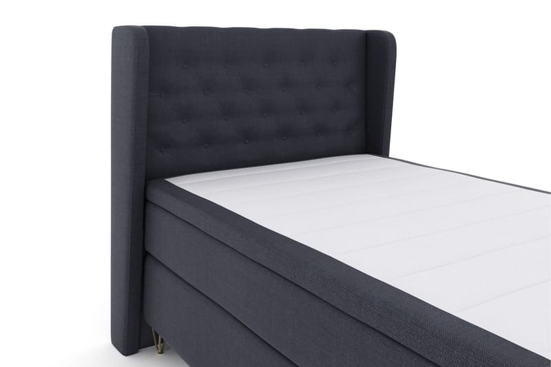 Select No 5 Komplett Sängpaket 120x200 Fast Watergel - Blå/Metall V-form - Products - Möbler - Säng - Enkelsäng