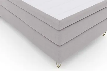 Select No 5 Komplett Sängpaket 120x200 Fast Watergel - Ljusgrå/Metall V-form - Products - Möbler - Säng - Enkelsäng
