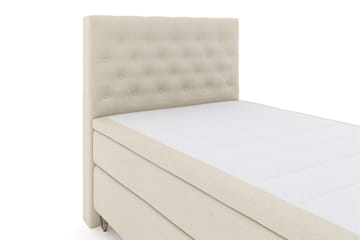Select No 5 Komplett Sängpaket 120x200 Medium Latex - Beige/Metall V-form - Products - Möbler - Säng - Enkelsäng