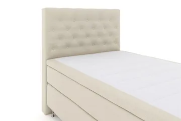 Select No 5 Komplett Sängpaket 120x200 Medium Latex - Beige/Silver - Products - Möbler - Säng - Enkelsäng