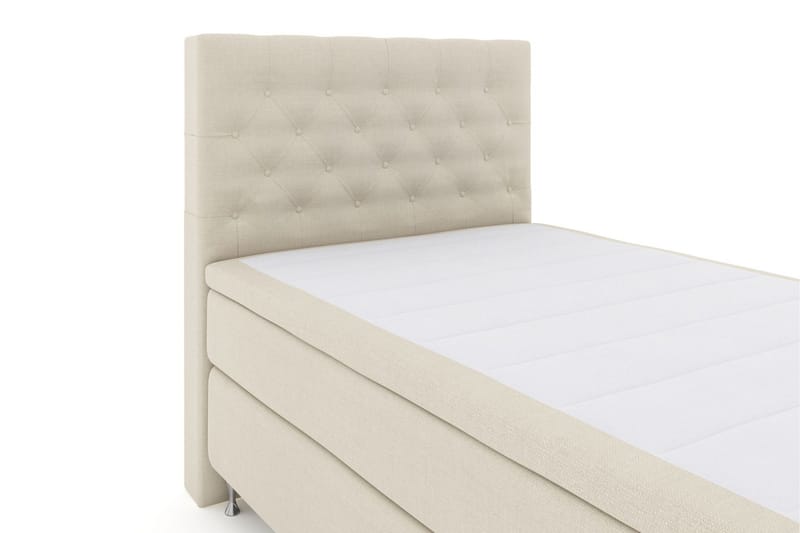 Select No 5 Komplett Sängpaket 120x200 Medium Latex - Beige/Silver - Products - Möbler - Säng - Enkelsäng