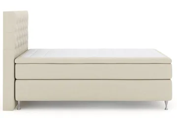 Select No 5 Komplett Sängpaket 120x200 Medium Latex - Beige/Silver - Products - Möbler - Säng - Enkelsäng