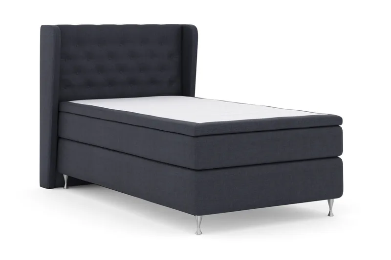 Select No 5 Komplett Sängpaket 120x200 Medium Latex - Blå/Silver - Products - Möbler - Säng - Enkelsäng