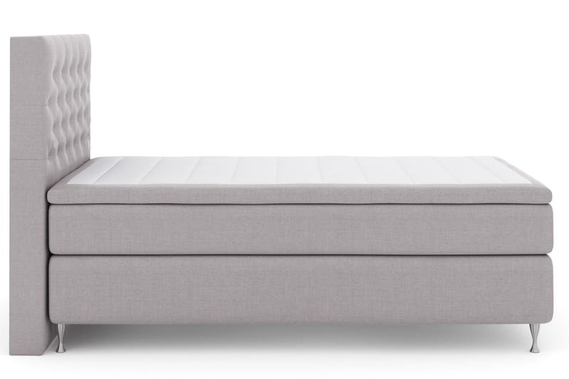 Select No 5 Komplett Sängpaket 120x200 Medium Latex - Ljusgrå/Silver - Products - Möbler - Säng - Enkelsäng