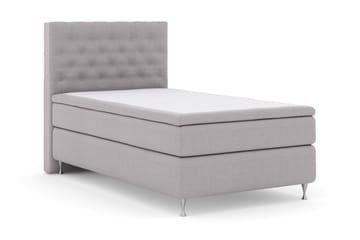 Select No 5 Komplett Sängpaket 120x200 Medium Latex - Ljusgrå/Silver - Products - Möbler - Säng - Enkelsäng