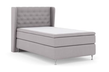 Select No 5 Komplett Sängpaket 120x200 Medium Latex - Ljusgrå/Silver - Products - Möbler - Säng - Enkelsäng