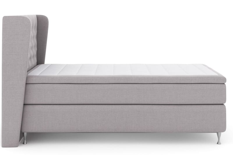 Select No 5 Komplett Sängpaket 120x200 Medium Latex - Ljusgrå/Silver - Products - Möbler - Säng - Enkelsäng