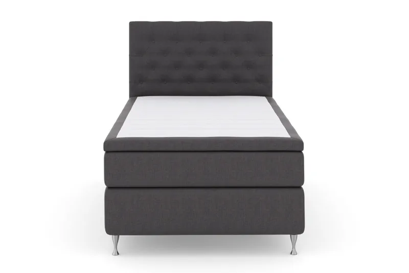 Select No 5 Komplett Sängpaket 120x200 Medium Latex - Mörkgrå/Silver - Products - Möbler - Säng - Enkelsäng