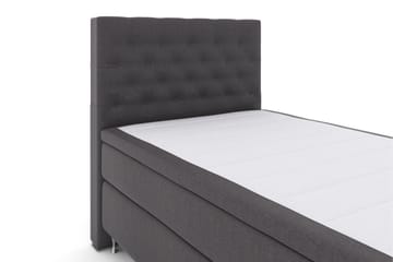 Select No 5 Komplett Sängpaket 120x200 Medium Latex - Mörkgrå/Silver - Products - Möbler - Säng - Enkelsäng