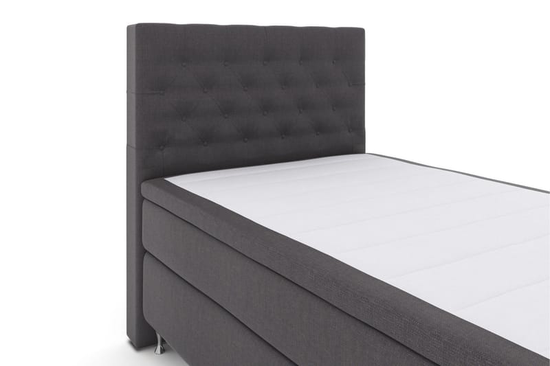 Select No 5 Komplett Sängpaket 120x200 Medium Latex - Mörkgrå/Silver - Products - Möbler - Säng - Enkelsäng
