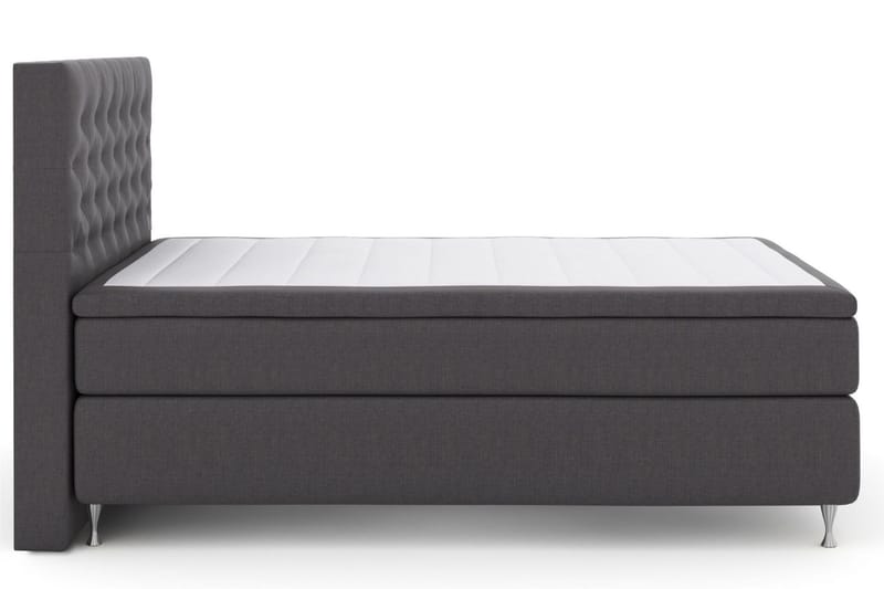 Select No 5 Komplett Sängpaket 140x200 Fast Watergel - Mörkgrå/Silver - Products - Möbler - Säng - Kontinentalsäng
