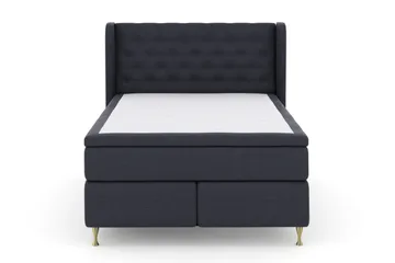 Select No 5 Komplett Sängpaket 140x200 Fast/Medium Latex - Blå/Guld - Products - Möbler - Säng - Kontinentalsäng