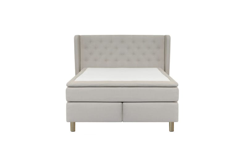 Select No 5 Komplett Sängpaket 140x200 Fast/Medium Watergel - Beige/Koppar - Products - Möbler - Säng - Kontinentalsäng