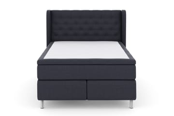 Select No 5 Komplett Sängpaket 140x200 Medium Latex - Blå/Metall - Products - Möbler - Säng - Kontinentalsäng