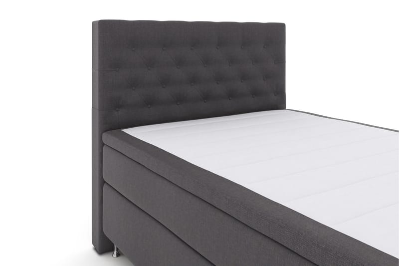 Select No 5 Komplett Sängpaket 140x200 Medium Latex - Mörkgrå/Silver - Products - Möbler - Säng - Kontinentalsäng
