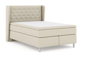 Select No 5 Komplett Sängpaket 140x200 Medium Watergel - Beige/Metall - Products - Möbler - Säng - Kontinentalsäng