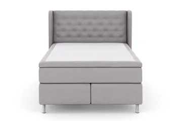 Select No 5 Komplett Sängpaket 140x200 Medium Watergel - Ljusgrå/Metall - Products - Möbler - Säng - Kontinentalsäng