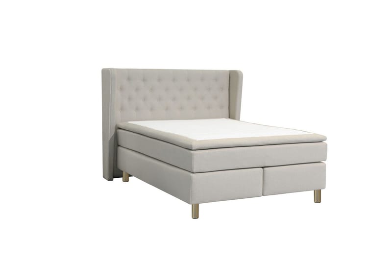 Select No 5 Komplett Sängpaket 160x200 Fast Watergel - Beige/Koppar - Products - Möbler - Säng - Kontinentalsäng