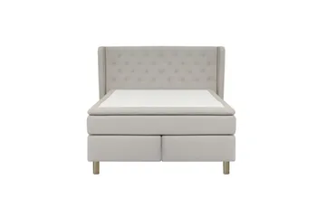 Select No 5 Komplett Sängpaket 160x200 Fast Watergel - Beige/Koppar - Products - Möbler - Säng - Kontinentalsäng