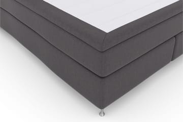 Select No 5 Komplett Sängpaket 160x200 Fast Watergel - Mörkgrå/Silver - Products - Möbler - Säng - Kontinentalsäng