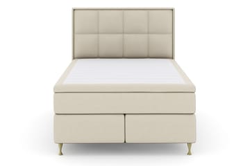Select No 5 Komplett Sängpaket 160x200 Fast/Medium Watergel - Beige/Guld - Products - Möbler - Säng - Kontinentalsäng