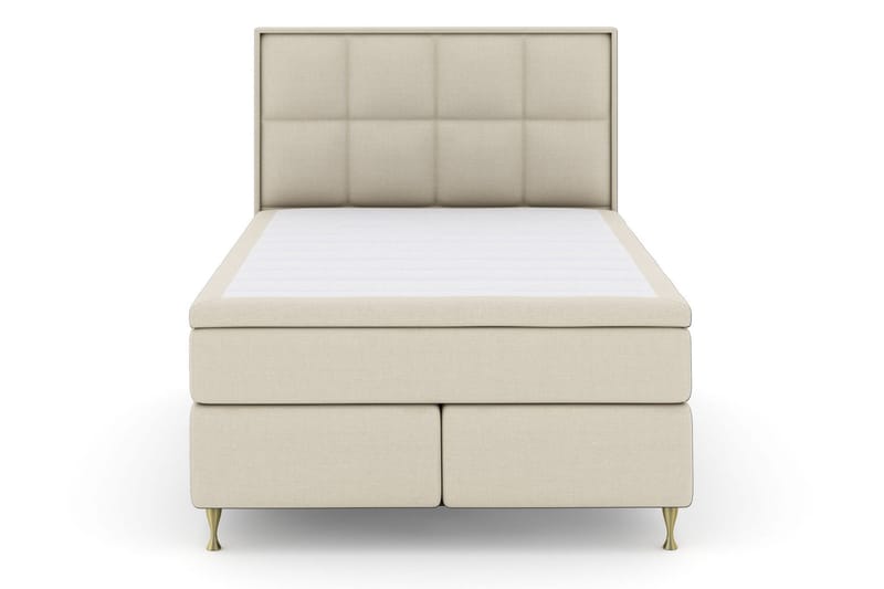 Select No 5 Komplett Sängpaket 160x200 Fast/Medium Watergel - Beige/Guld - Products - Möbler - Säng - Kontinentalsäng