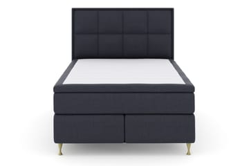 Select No 5 Komplett Sängpaket 160x200 Fast/Medium Watergel - Blå/Guld - Products - Möbler - Säng - Kontinentalsäng