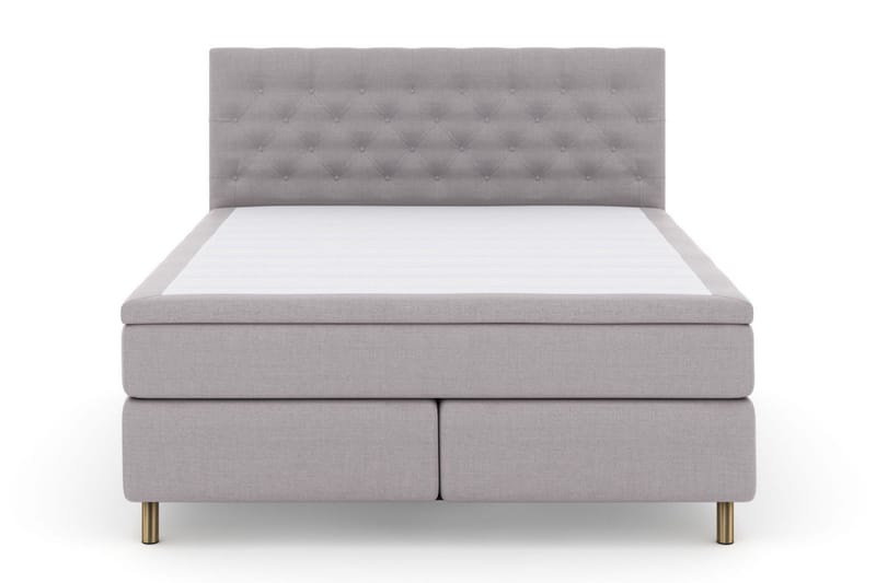 Select No 5 Komplett Sängpaket 160x200 Medium Latex - Ljusgrå/Koppar - Products - Möbler - Säng - Kontinentalsäng