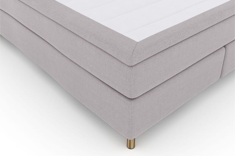 Select No 5 Komplett Sängpaket 160x200 Medium Watergel - Ljusgrå/Koppar - Products - Möbler - Säng - Kontinentalsäng