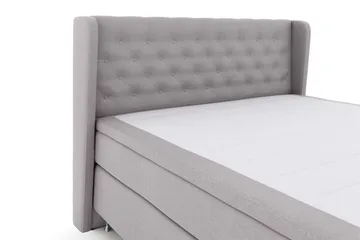 Select No 5 Komplett Sängpaket 180x200 Fast Watergel - Ljusgrå/Silver - Products - Möbler - Säng - Kontinentalsäng