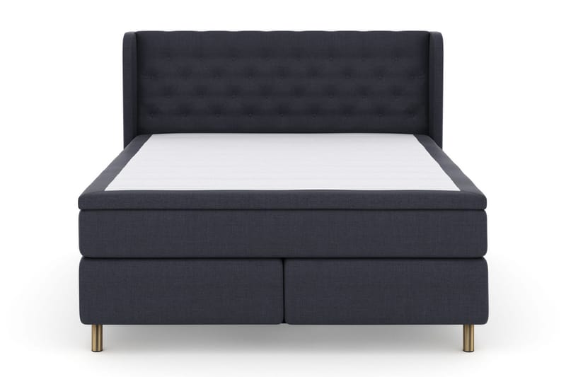 Select No 5 Komplett Sängpaket 180x200 Fast/Medium Latex, Blå/Koppar