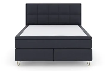 Select No 5 Komplett Sängpaket 180x200 Medium Watergel - Blå/Metall V-form - Products - Möbler - Säng - Kontinentalsäng