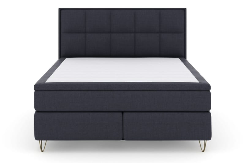 Select No 5 Komplett Sängpaket 180x200 Medium Watergel - Blå/Metall V-form - Products - Möbler - Säng - Kontinentalsäng
