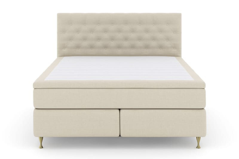 Select No 5 Komplett Sängpaket 210x210 Fast Latex - Beige/Guld - Products - Möbler - Säng - Kontinentalsäng