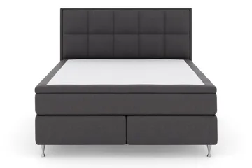 Select No 5 Komplett Sängpaket 210x210 Fast Latex - Mörkgrå/Silver - Products - Möbler - Säng - Kontinentalsäng
