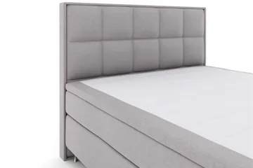 Select No 5 Komplett Sängpaket 210x210 Fast/Medium Latex - Ljusgrå/Silver - Products - Möbler - Säng - Kontinentalsäng