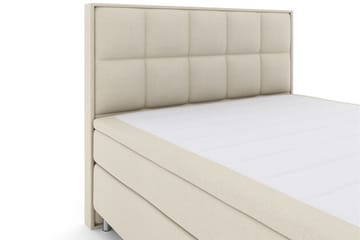 Select No 5 Komplett Sängpaket 210x210 Fast/Medium Watergel - Beige/Metall - Products - Möbler - Säng - Kontinentalsäng