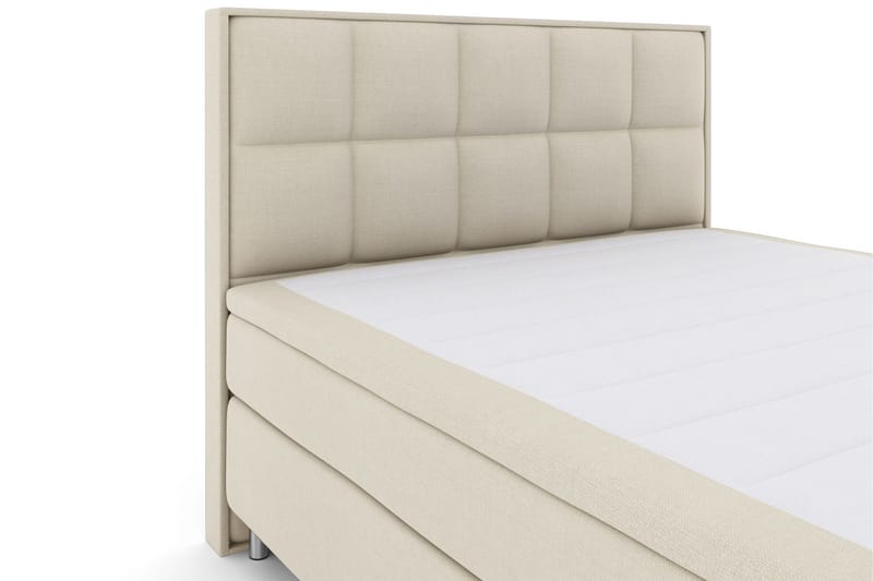 Select No 5 Komplett Sängpaket 210x210 Fast/Medium Watergel - Beige/Metall - Products - Möbler - Säng - Kontinentalsäng