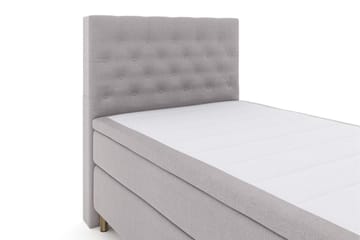 Select No 5 Kontinentalsäng 120x200 Fast Latex - Ljusgrå/Koppar - Products - Möbler - Säng - Enkelsäng