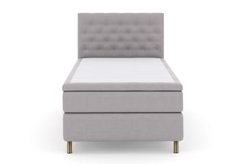 Select No 5 Kontinentalsäng 120x200 Fast Latex - Ljusgrå/Koppar - Products - Möbler - Säng - Enkelsäng